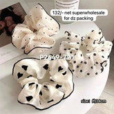 Impression Women's Net Scrunchies (Pack of 12)
